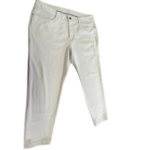 LULULEMON" Men's Gray Pants SZ 38 Athletica ABC FIT LM5AQRS Summer VACATION WEAR